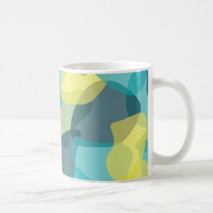 Camouflage, modern, cool, trendy, urban geometric coffee mug