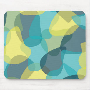 Camouflage, modern, cool, trendy, urban geometric mouse mat