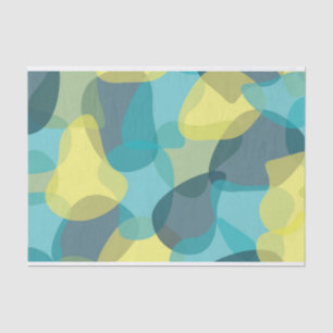 Camouflage, modern, cool, trendy, urban geometric tissue paper