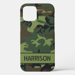 Camouflage Monogram iPhone 12 Pro Case
