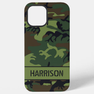 Camouflage Monogram iPhone 12 Pro Max Case