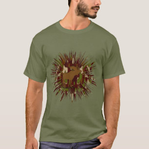 Camouflage Moose Break-out Camo T-Shirt