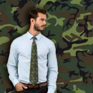 Camouflage Necktie