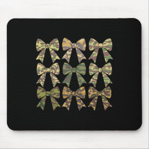 Camouflage Old Camo Bow Camo Coquette Bow Hunting Mouse Mat