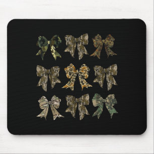 Camouflage Old Camo Bow Camo Coquette Bow Hunting Mouse Mat