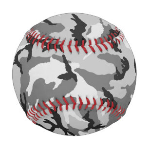 Camouflage pattern baseball
