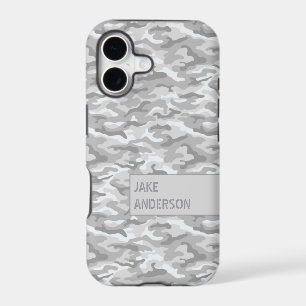 Camouflage Pattern in triple Grey