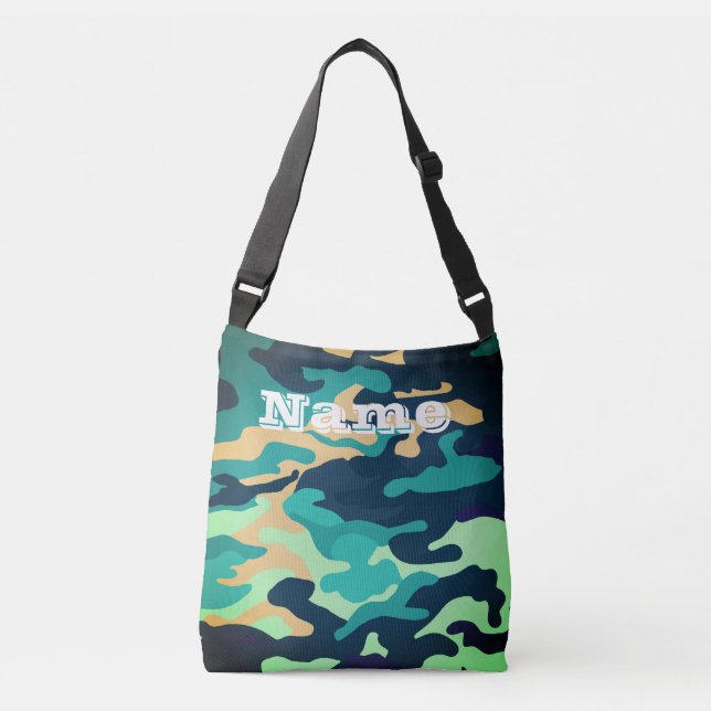 Camouflage  Pattern  Personalized  Tote (Front)