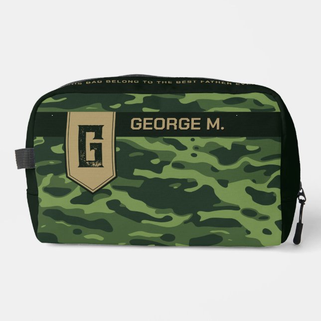Camouflage Pattern Toiletry bag for Man/Father (Front)