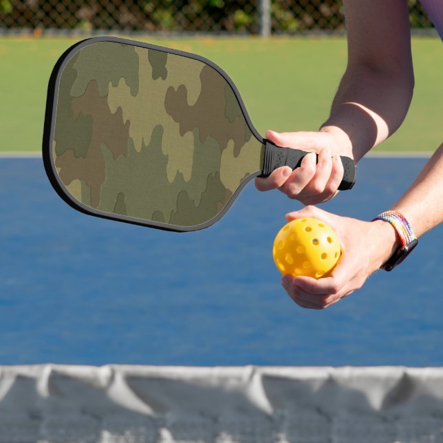 Camouflage Pickleball Paddle (Insitu)