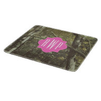 Camouflage + Pink Monogram