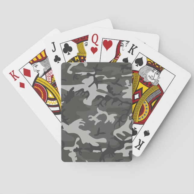 Camouflage Playing Cards (Back)