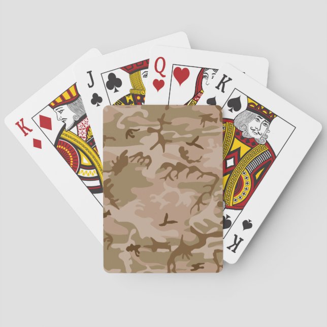 Camouflage Playing Cards (Back)