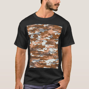Camouflage Polka Dot: Abstract Seamless. T-Shirt