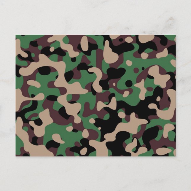 Camouflage Postcard (Front)