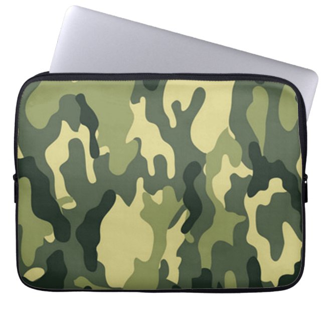 Camouflage print  Case-Mate Laptop Sleeve (Front)