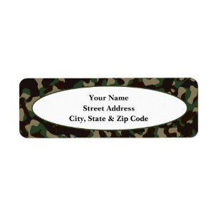 Camouflage Return Address Labels