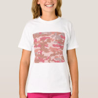 Camouflage Rose Gold Blush Pink Camo Army Pattern 