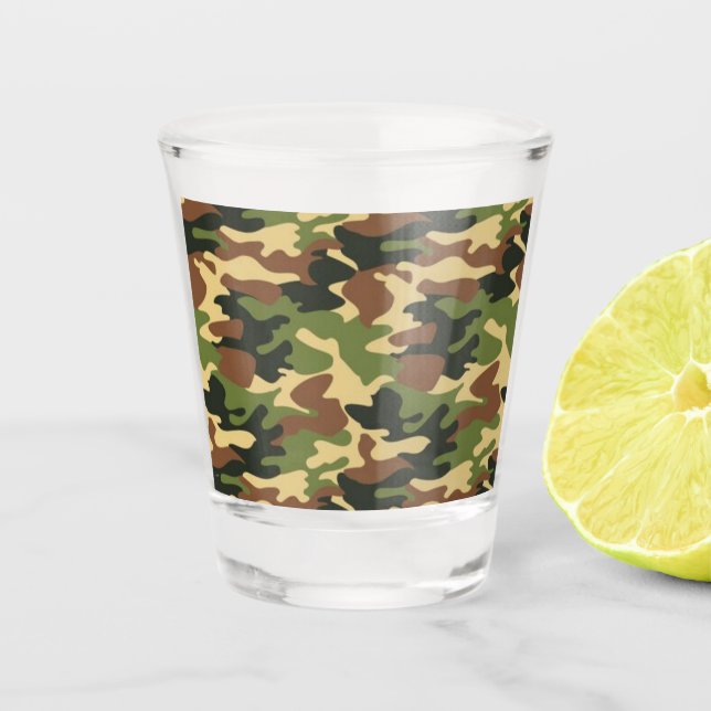 camouflage shot glass (Front)