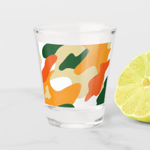 camouflage shot glass