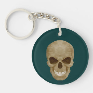 Camouflage Skull Key Chain