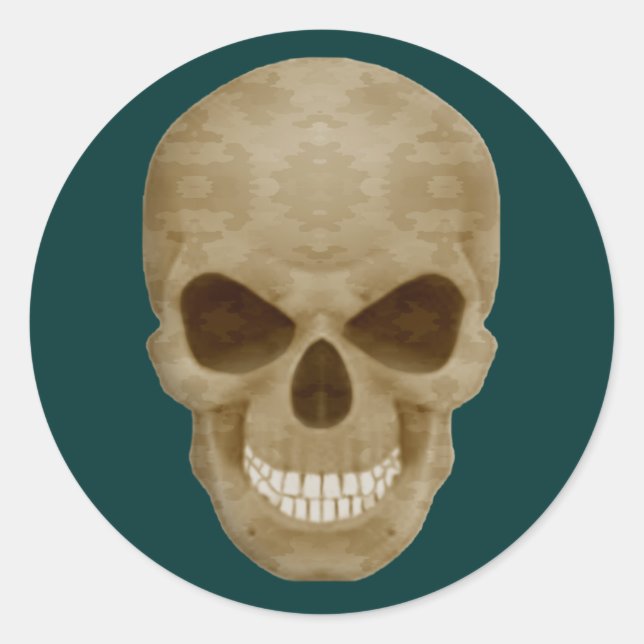 Camouflage Skull Stickers (Front)