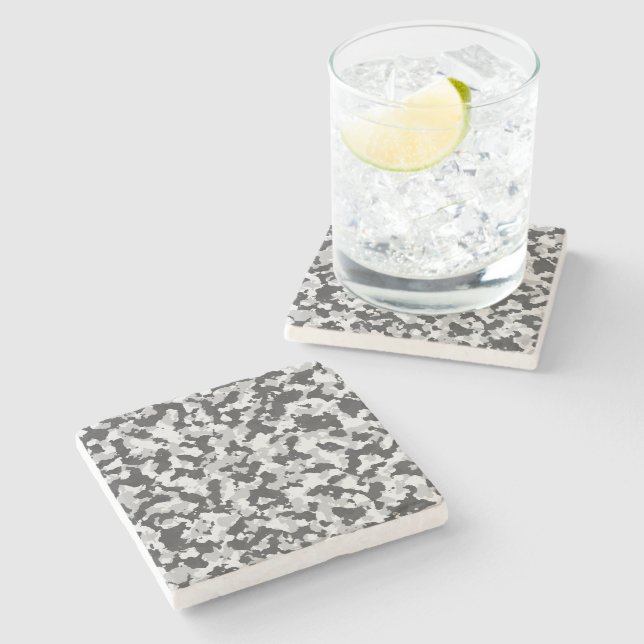 camouflage stone coaster (Side)