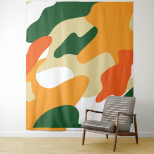 camouflage tapestry