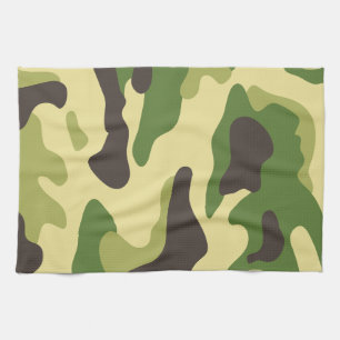 Camouflage Tea Towel