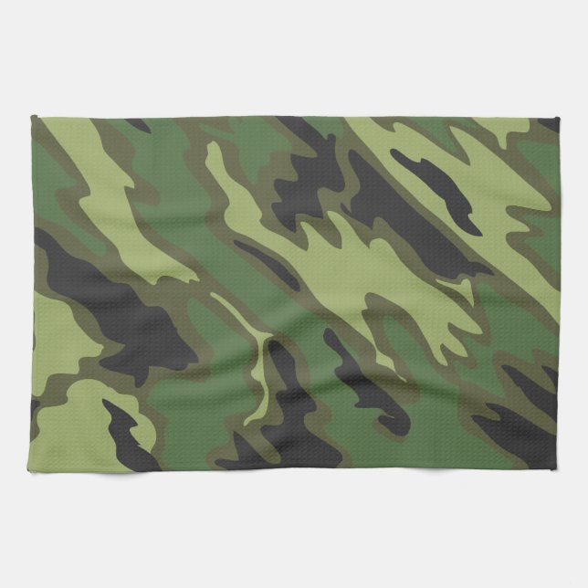 Camouflage Tea Towel (Horizontal)