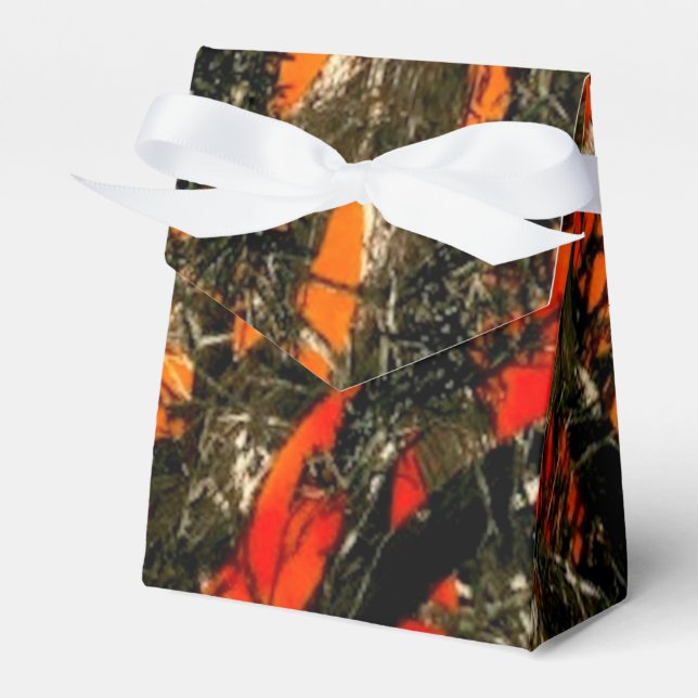 Camouflage Tent Gift Bag Box (Front Side)