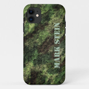 camouflage texture to personalise iPhone 11 case
