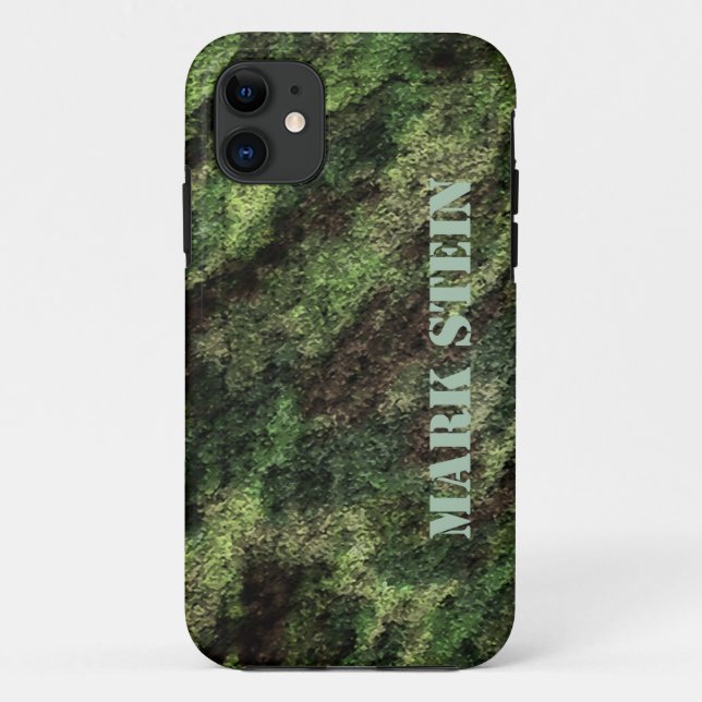 camouflage texture to personalise Case-Mate iPhone case (Back)