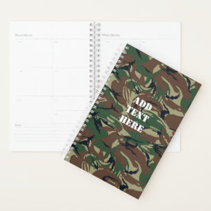 Camouflage Tiger Stripe Forest Military Pattern Planner