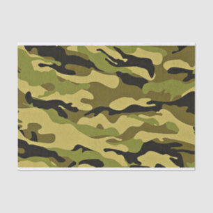 camouflage tissue paper