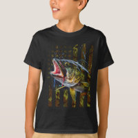 Camouflage Usa Flag Big Mouth B Fishing