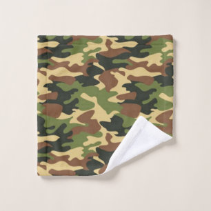 camouflage wash cloth