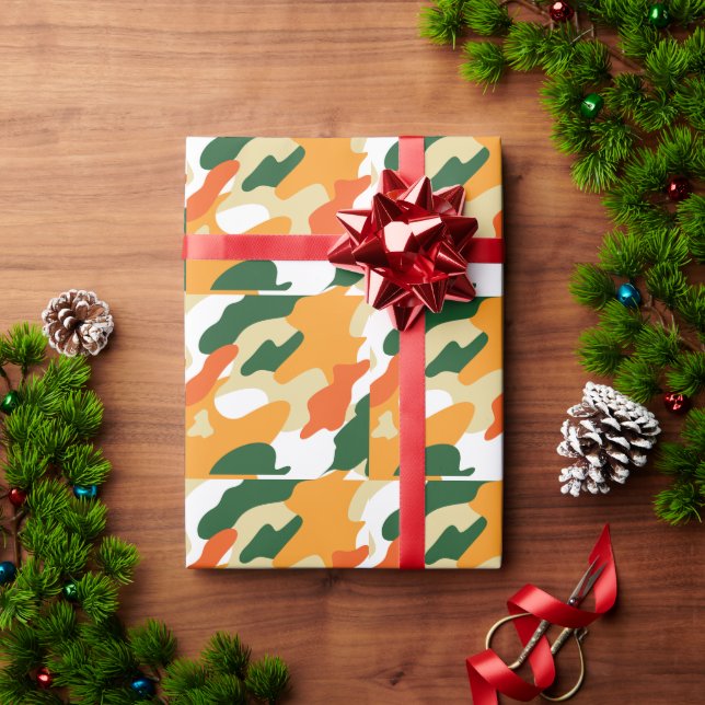camouflage wrapping paper (Holiday Gift)