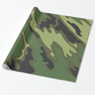 Camouflage Wrapping Paper