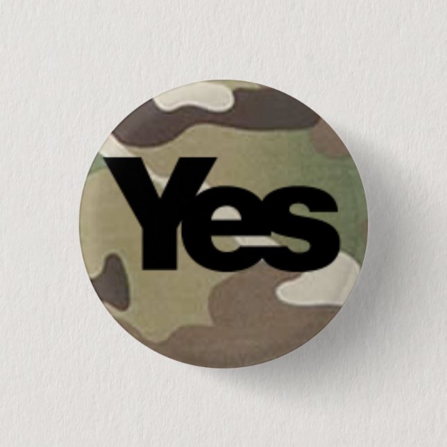 Camouflage Yes Badge (Front)