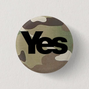 Camouflage Yes Badge