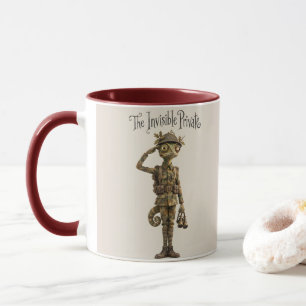 Camouflaged Chameleon Soldier Mug