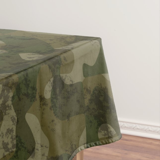Camouflaged Texture Tablecloth (In Situ)