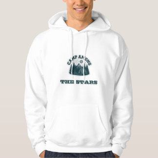 Camp Among The Stars Vintage Outdoor Camping & Nat Hoodie