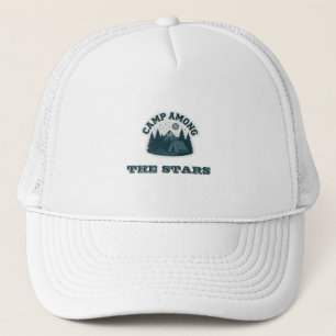 Camp Among The Stars Vintage Outdoor Camping & Nat Trucker Hat