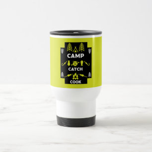 Camp And Catch Fishing Travel Mug
