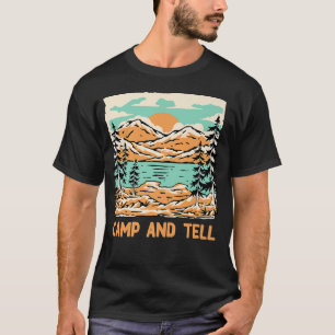 Camp And Tell Camping Friends Camper Buddy Couples T-Shirt