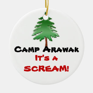 Camp Arawak Ceramic Tree Decoration