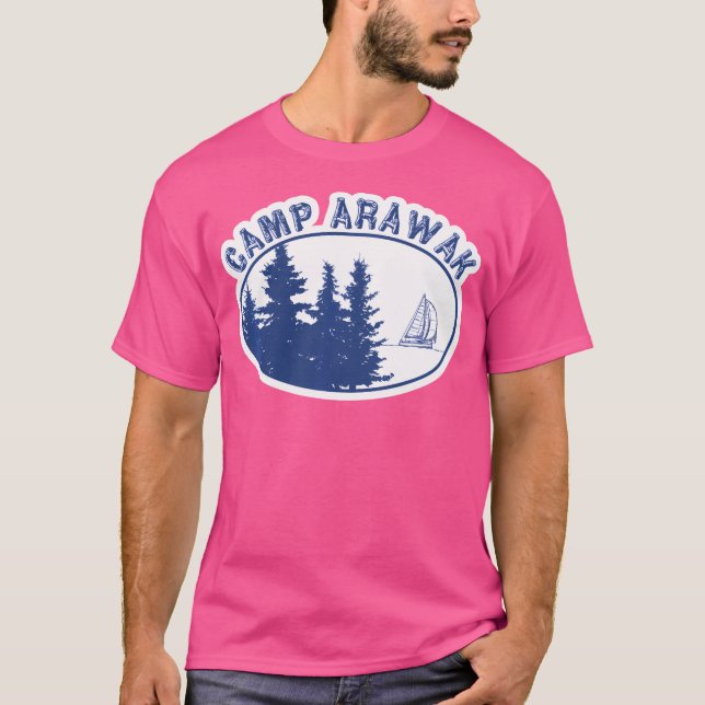 Camp Arawak 	 Retro Summer Camp Shirt (Front)