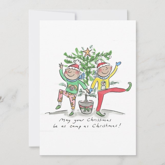 Camp as Christmas Invitation (Front)
